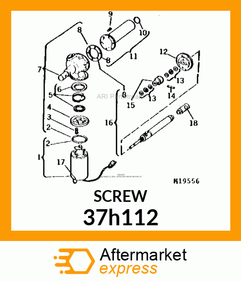 SCREW, SLFTPG, SLOTTED PAN HEAD 37h112