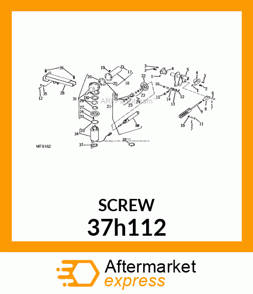 SCREW, SLFTPG, SLOTTED PAN HEAD 37h112