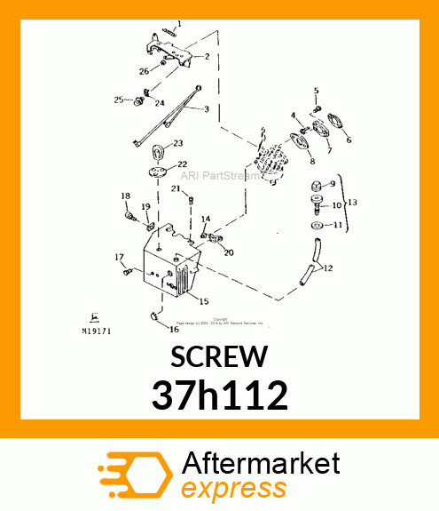 SCREW, SLFTPG, SLOTTED PAN HEAD 37h112