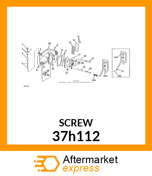 SCREW, SLFTPG, SLOTTED PAN HEAD 37h112