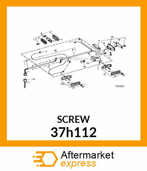 SCREW, SLFTPG, SLOTTED PAN HEAD 37h112