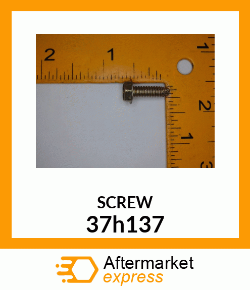 SCREW, SLFTPG, HEX WASHER HEAD 37h137