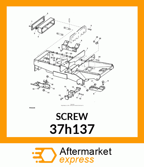 SCREW, SLFTPG, HEX WASHER HEAD 37h137