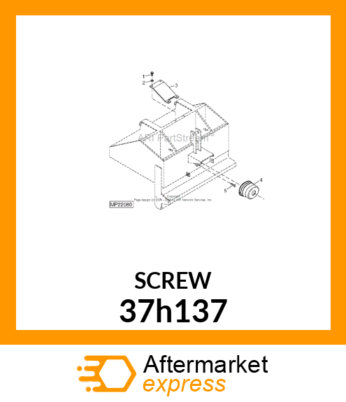 SCREW, SLFTPG, HEX WASHER HEAD 37h137