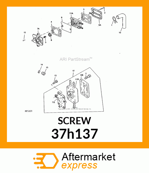 SCREW, SLFTPG, HEX WASHER HEAD 37h137