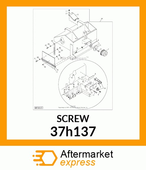 SCREW, SLFTPG, HEX WASHER HEAD 37h137