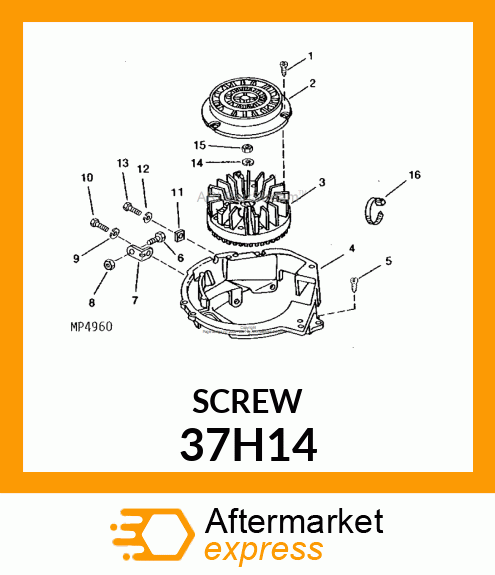 SCREW, SLFTPG, SPD THD, SLTD PAN HD 37H14