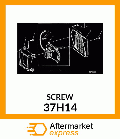 SCREW, SLFTPG, SPD THD, SLTD PAN HD 37H14