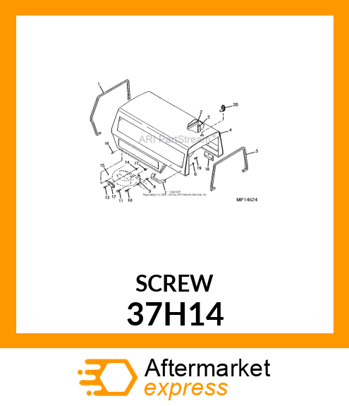 SCREW, SLFTPG, SPD THD, SLTD PAN HD 37H14