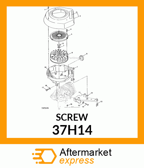 SCREW, SLFTPG, SPD THD, SLTD PAN HD 37H14