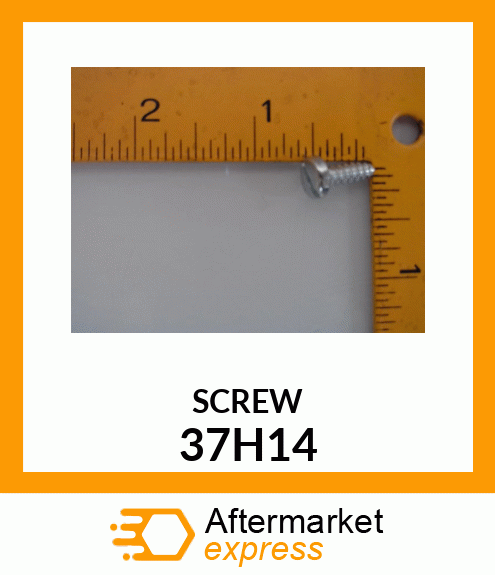 SCREW, SLFTPG, SPD THD, SLTD PAN HD 37H14