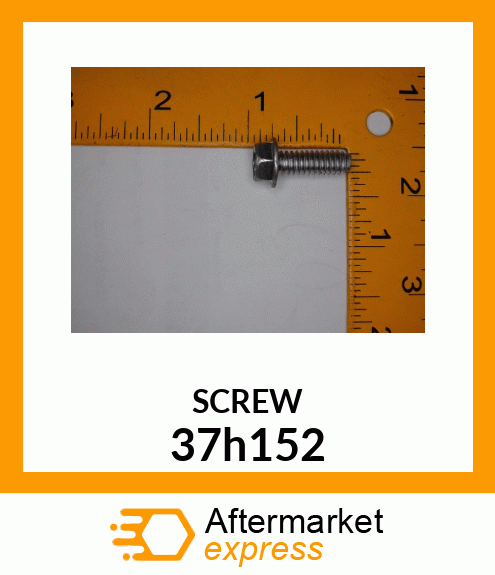 SCREW, SLFTPG, HEX WASHER HEAD 37h152