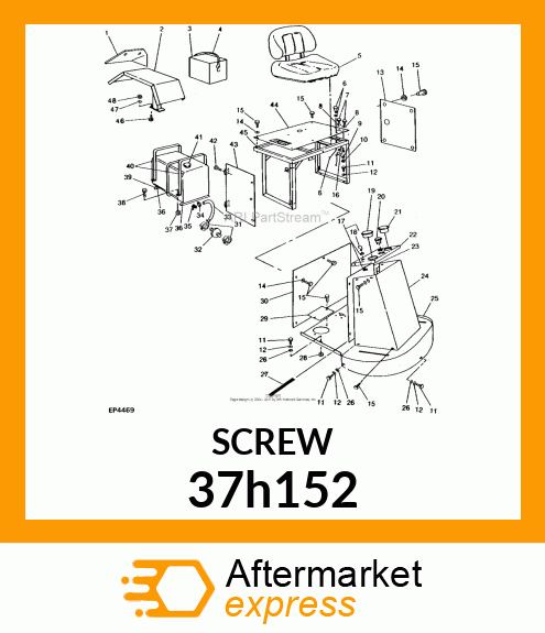 SCREW, SLFTPG, HEX WASHER HEAD 37h152