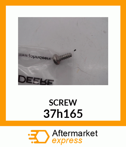 SCREW, SLFTPG, SPD THD, HEX WSHR HD 37h165