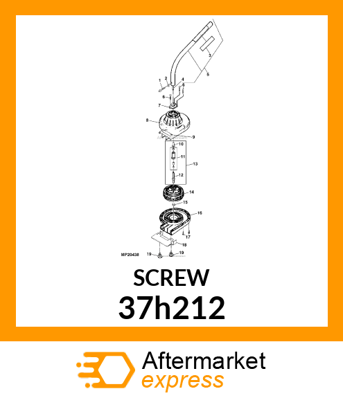 SCREW, SLFTPG, SPD THD, CR PAN HD 37h212