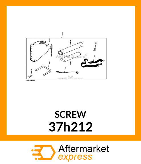 SCREW, SLFTPG, SPD THD, CR PAN HD 37h212