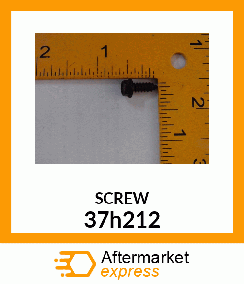 SCREW, SLFTPG, SPD THD, CR PAN HD 37h212