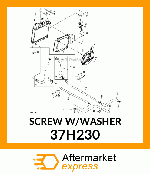 SCREW, SLFTPG, SPD THD, SLTD H WSHR 37H230