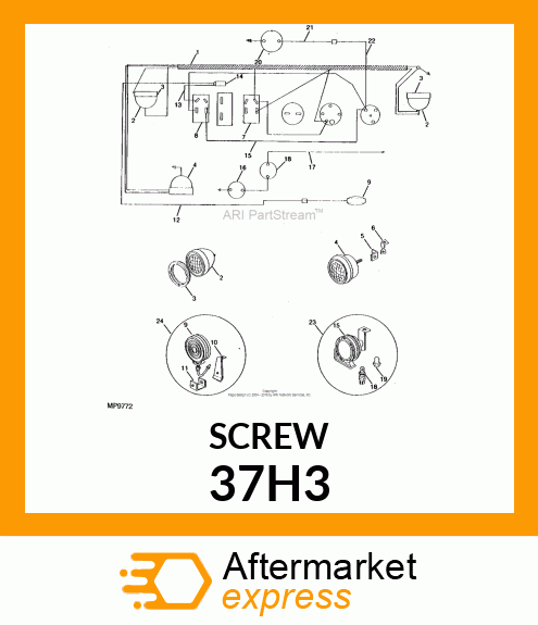 SCREW, SLFTPG, HEX HEAD 37H3