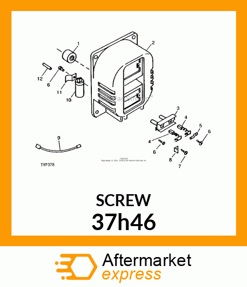 SCREW, SLFTPG, SPD THD, CR PAN HD 37h46