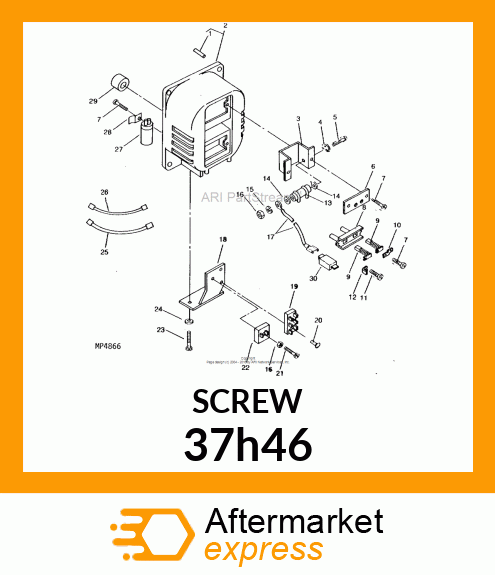 SCREW, SLFTPG, SPD THD, CR PAN HD 37h46