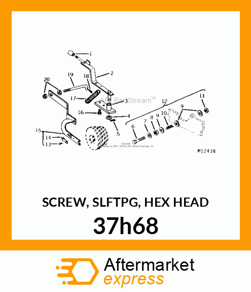 SCREW, SLFTPG, HEX HEAD 37h68