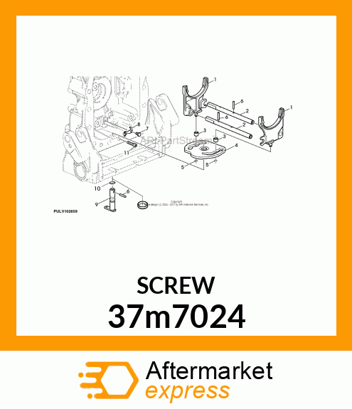 SCREW, SLFTPG, SPD THD, CR PAN HD 37m7024