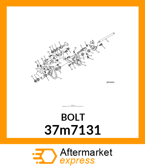 SCREW, SLFTPG, METRIC THD, HEX WSHR 37m7131