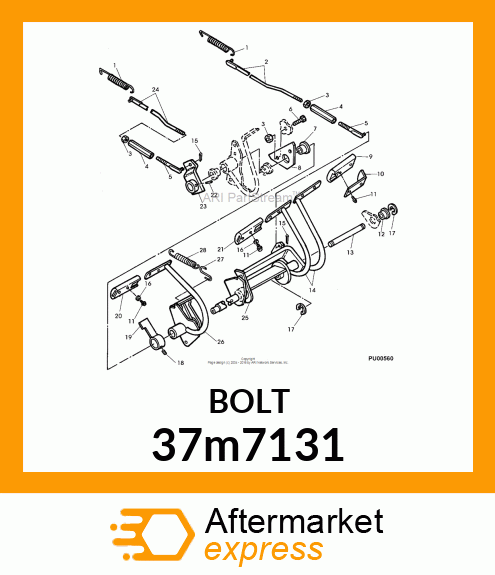 SCREW, SLFTPG, METRIC THD, HEX WSHR 37m7131