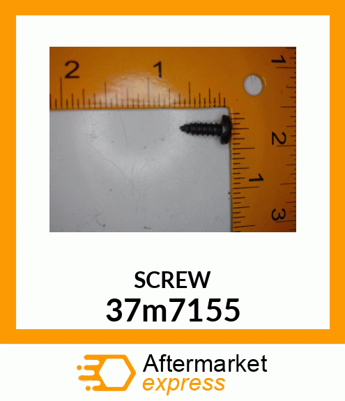 SCREW, SLFTPG, SPD THD, CR PAN HD 37m7155