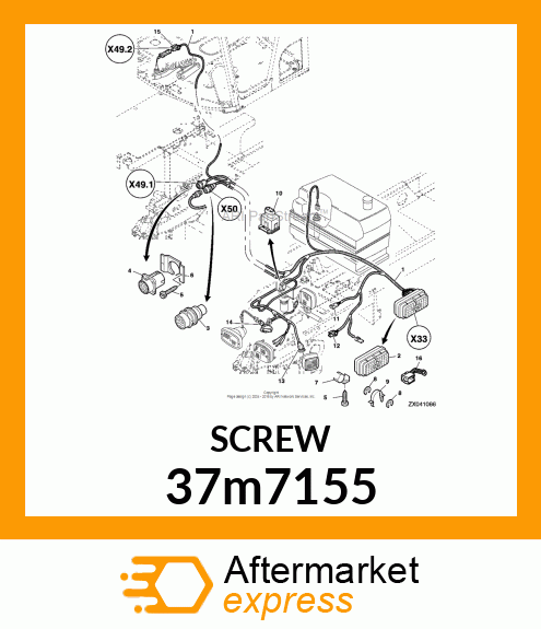 SCREW, SLFTPG, SPD THD, CR PAN HD 37m7155