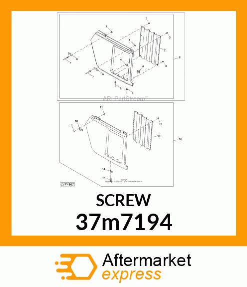 TAPPING SCREW 4X10 ZN LAN982 TYPF 37m7194