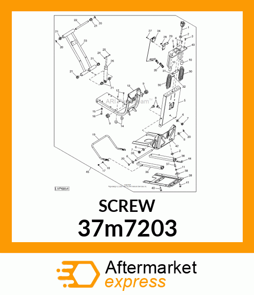 SCREW, SLFTPG, SPD THD, CR PAN HD 37m7203