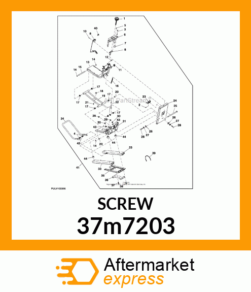 SCREW, SLFTPG, SPD THD, CR PAN HD 37m7203