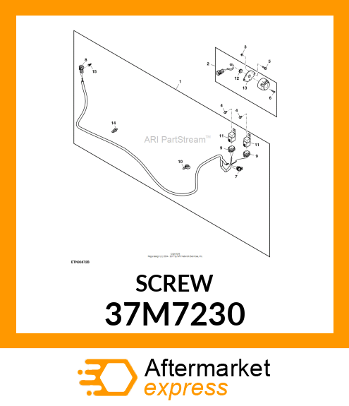 SCREW, SLFTPG, SPD THD, CR PAN HD 37M7230