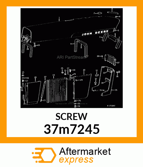 SCREW, SLFTPG, SPD THD, CR PAN HD 37m7245