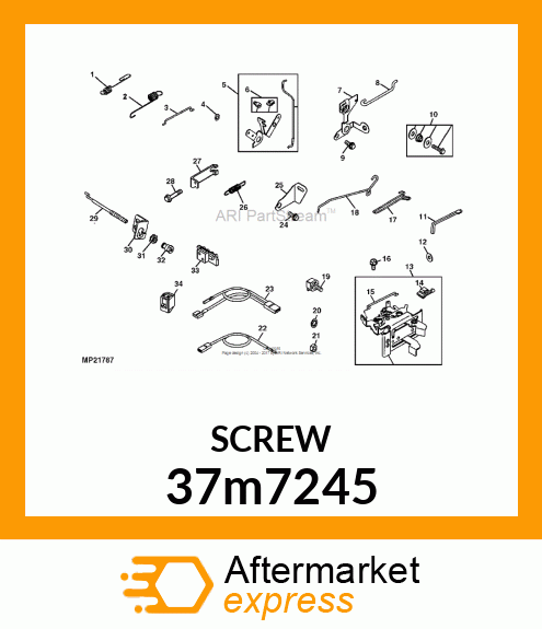 SCREW, SLFTPG, SPD THD, CR PAN HD 37m7245