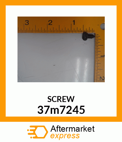 SCREW, SLFTPG, SPD THD, CR PAN HD 37m7245