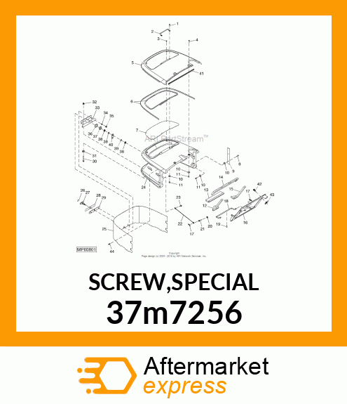 SCREW,SPECIAL 37m7256