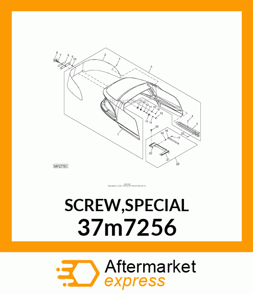 SCREW,SPECIAL 37m7256