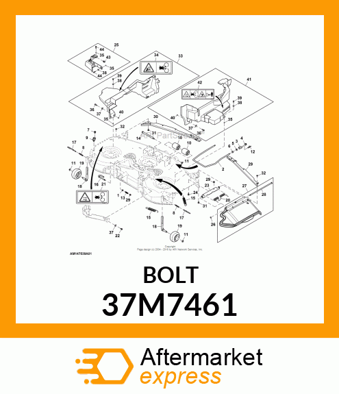 SCREW, SLFTPG, METRIC THD, HEX WSHR 37M7461