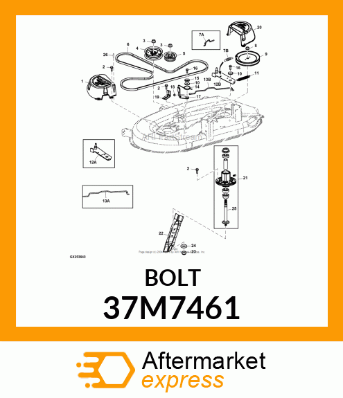 SCREW, SLFTPG, METRIC THD, HEX WSHR 37M7461