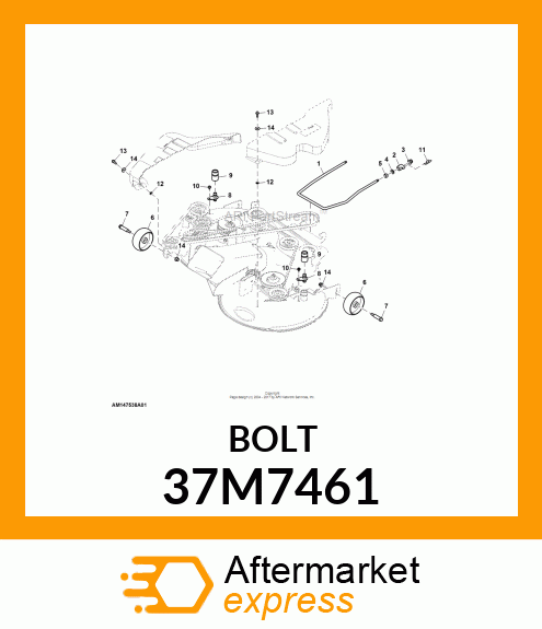 SCREW, SLFTPG, METRIC THD, HEX WSHR 37M7461