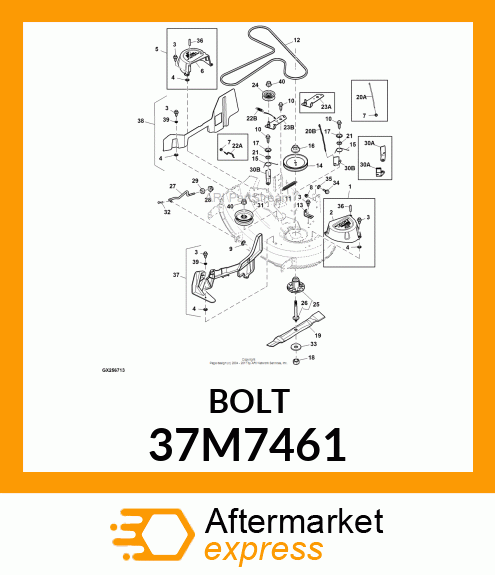 SCREW, SLFTPG, METRIC THD, HEX WSHR 37M7461