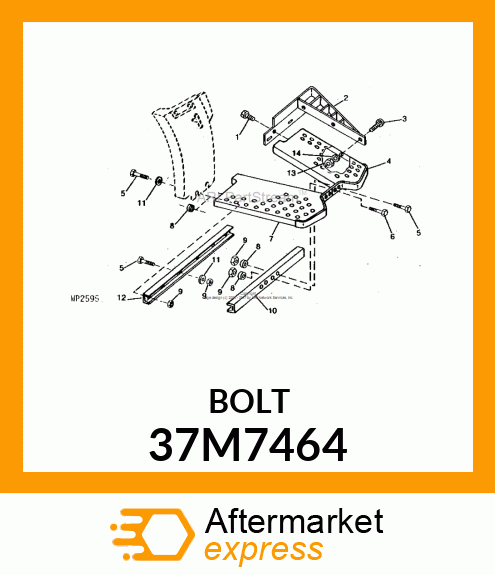 SCREW, SLFTPG, METRIC THD, HEX WSHR 37M7464