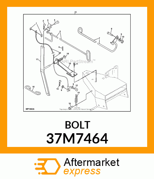 SCREW, SLFTPG, METRIC THD, HEX WSHR 37M7464