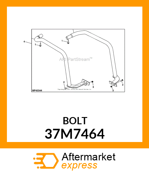 SCREW, SLFTPG, METRIC THD, HEX WSHR 37M7464