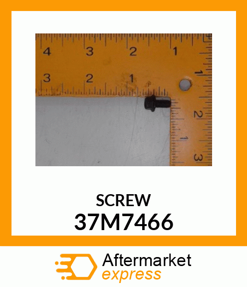 SCREW, SLFTPG, METRIC THD, HEX WSHR 37M7466