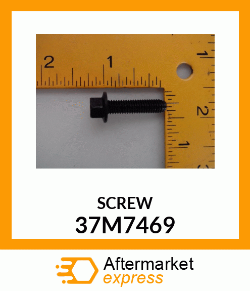 SCREW, SLFTPG, METRIC THD, HEX WSHR 37M7469