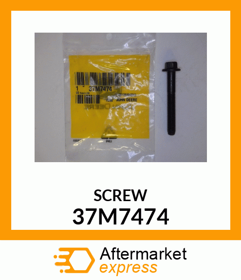 SCREW, SLFTPG, METRIC THD, HEX WSHR 37M7474